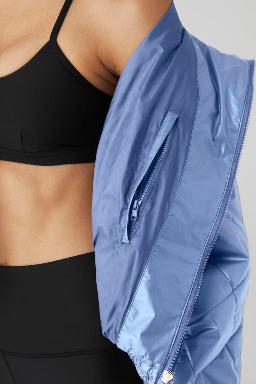 ženske perlasto nevihtni pufer Alo Yoga oblačila neskončno modra X862Z698