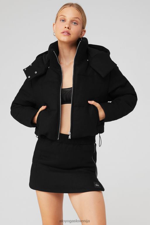 ženske polaris puhasta jakna Alo Yoga oblačila Črna X862Z793