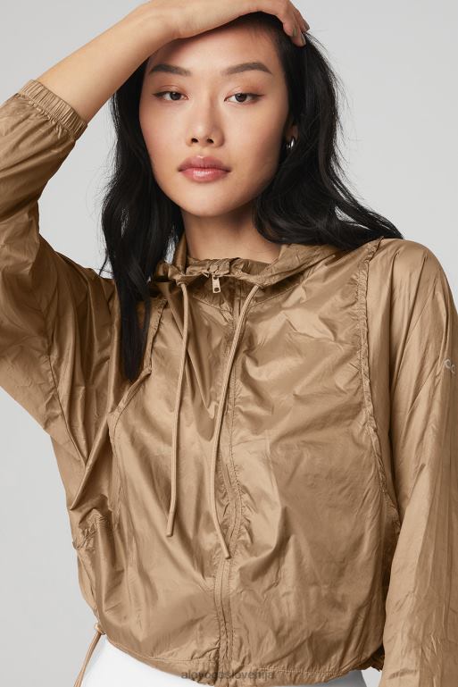 ženske sprinterska jakna Alo Yoga oblačila gramoz X862Z783