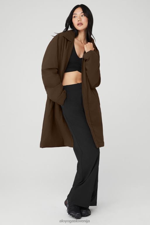 ženske značilen plašč Alo Yoga oblačila espresso X862Z763
