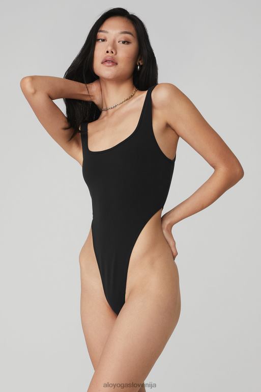 ženske airbrush hot shot bodi Alo Yoga oblačila Črna X862Z341