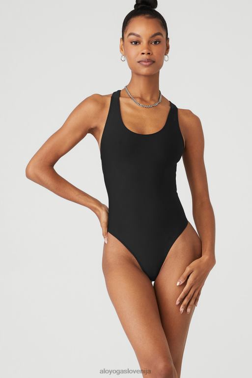 ženske airlift barre bodi Alo Yoga oblačila Črna X862Z335