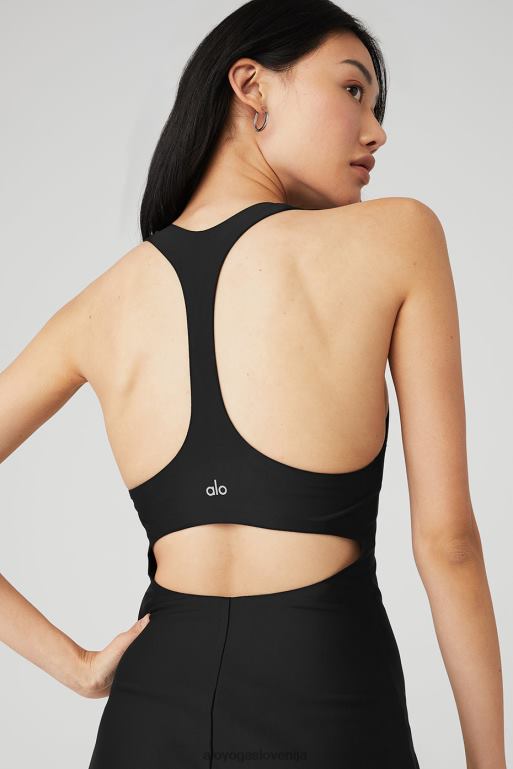 ženske airlift fly obleka Alo Yoga oblačila Črna X862Z900