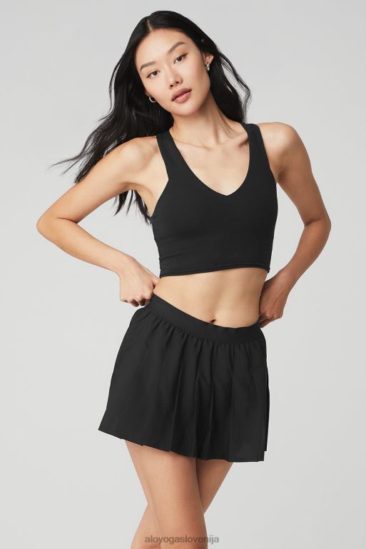 ženske Airbrush pravi modrček Alo Yoga oblačila Črna X862Z368