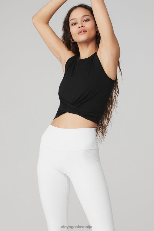 ženske pokrov rezervoarja Alo Yoga oblačila Črna X862Z286