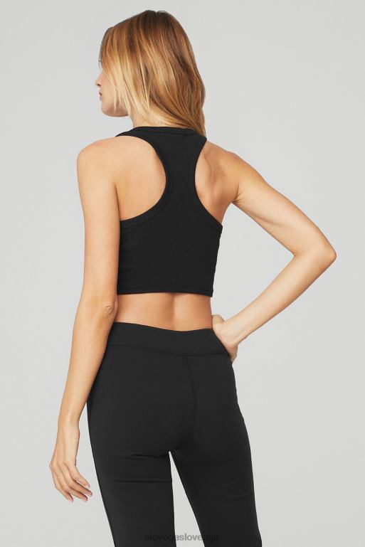 ženske rezervoar aspire Alo Yoga oblačila črnobela X862Z292