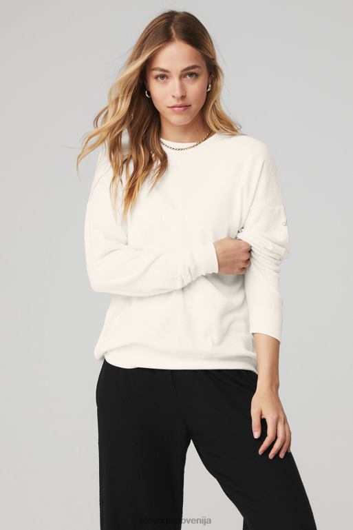 ženske soho pulover Alo Yoga oblačila slonovina X862Z660