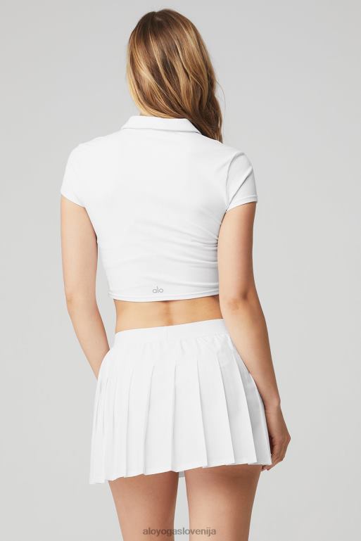 ženske izbira polo Alo Yoga oblačila bela X862Z430
