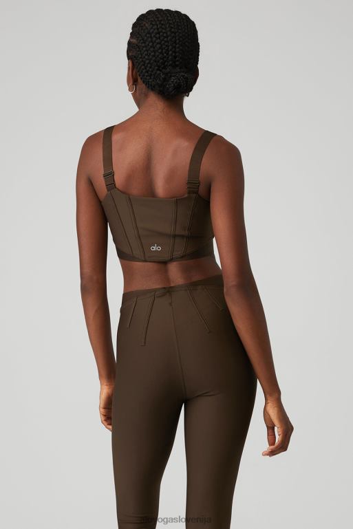 ženske airlift korzet nedrček Alo Yoga oblačila espresso X862Z570
