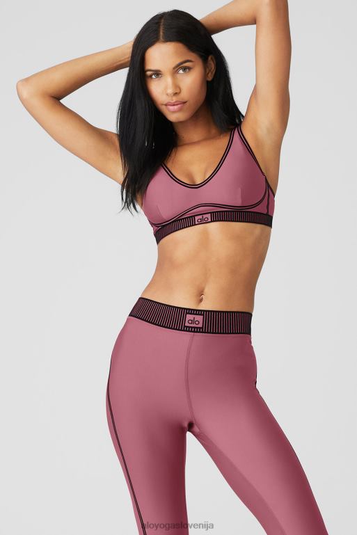 ženske airlift line up nedrček Alo Yoga oblačila mars glina X862Z514