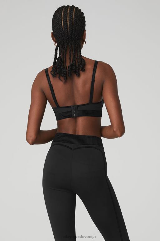 ženske airlift line up nedrček Alo Yoga oblačila Črna X862Z513