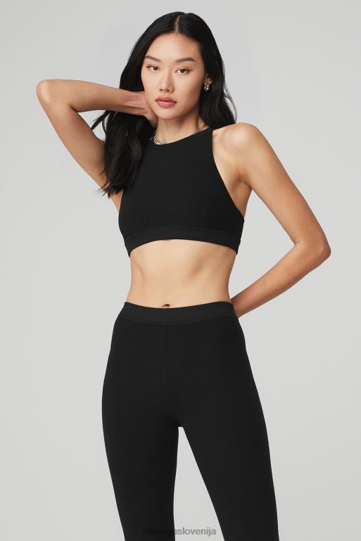 ženske alosoft kultni modrček iz 90-ih Alo Yoga oblačila Črna X862Z537