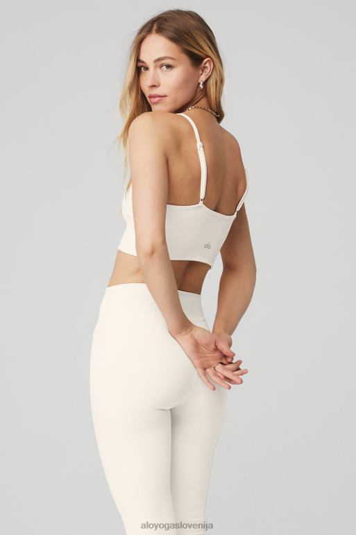 ženske delight bralette Alo Yoga oblačila slonovina X862Z543