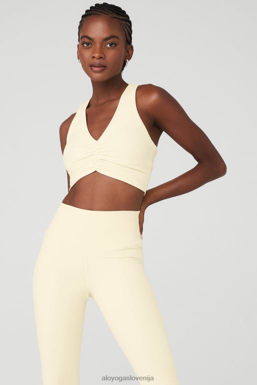ženske divji nedrček Alo Yoga oblačila francoska vanilija X862Z482