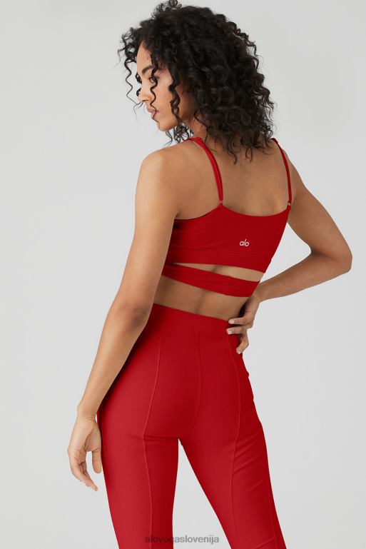 ženske nedrček airbrush enso Alo Yoga oblačila klasična rdeča X862Z510