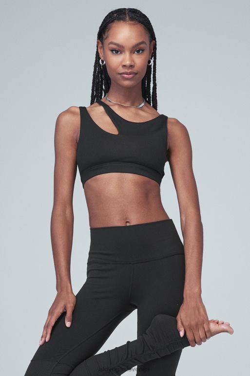 ženske nedrček s šiltom Alo Yoga oblačila Črna X862Z542