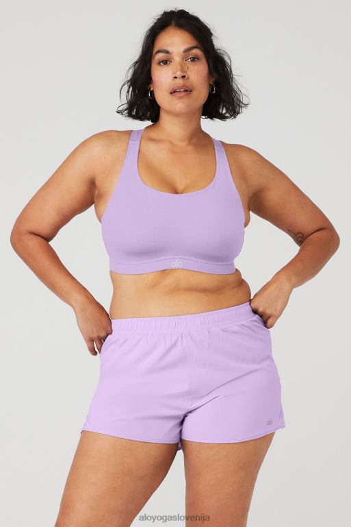 ženske power play močan nedrček Alo Yoga oblačila vijolično nebo X862Z564