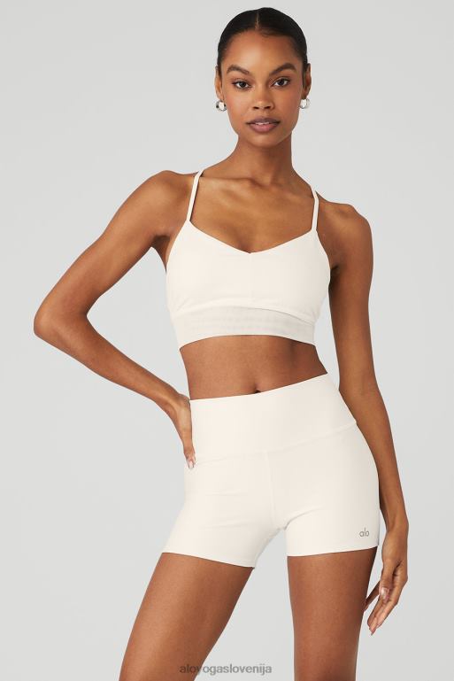 ženske razkošen nedrček Alo Yoga oblačila slonovina X862Z579