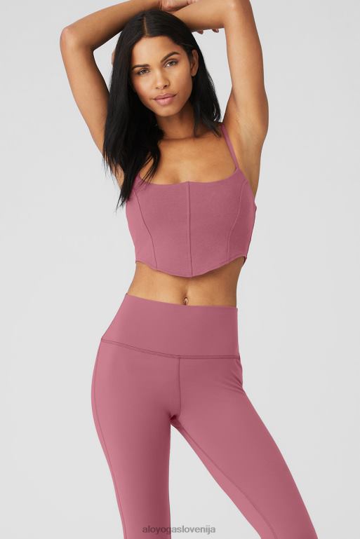 ženske soft sculp brezrokavnik Alo Yoga oblačila mars glina X862Z532