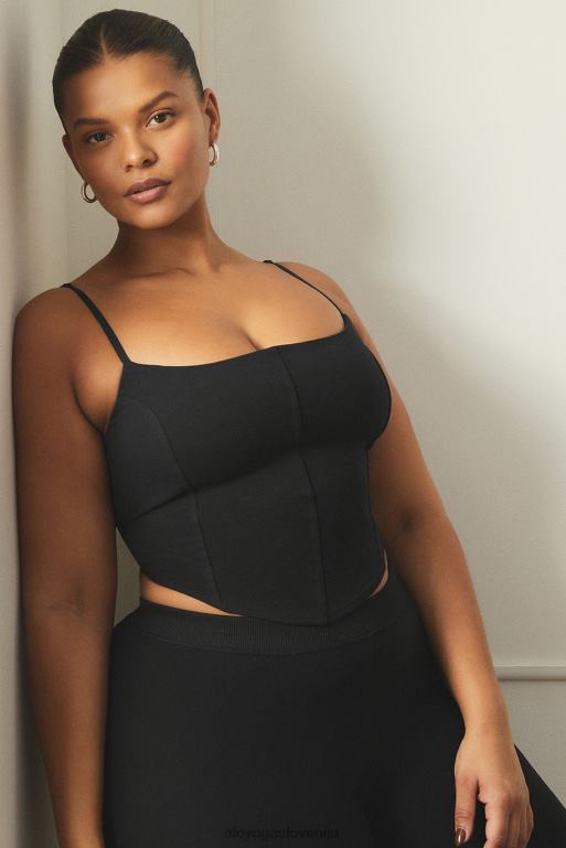 ženske soft sculp brezrokavnik Alo Yoga oblačila Črna X862Z530